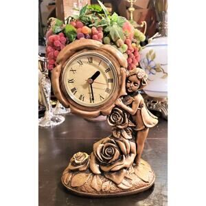 Vintage Bronz Flower Fairy Goddess Watch